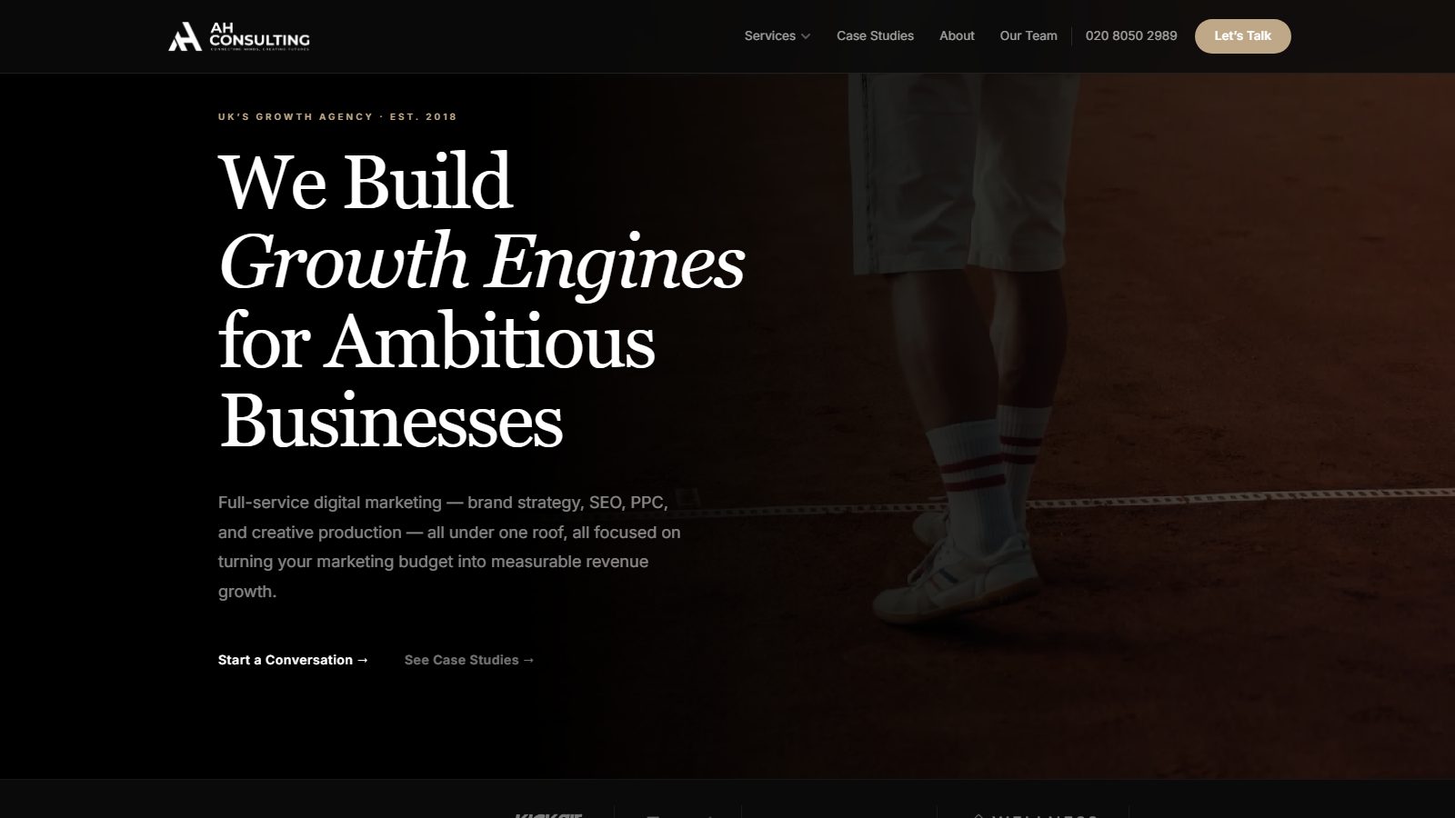 AH Worldwide Consulting. website screenshot