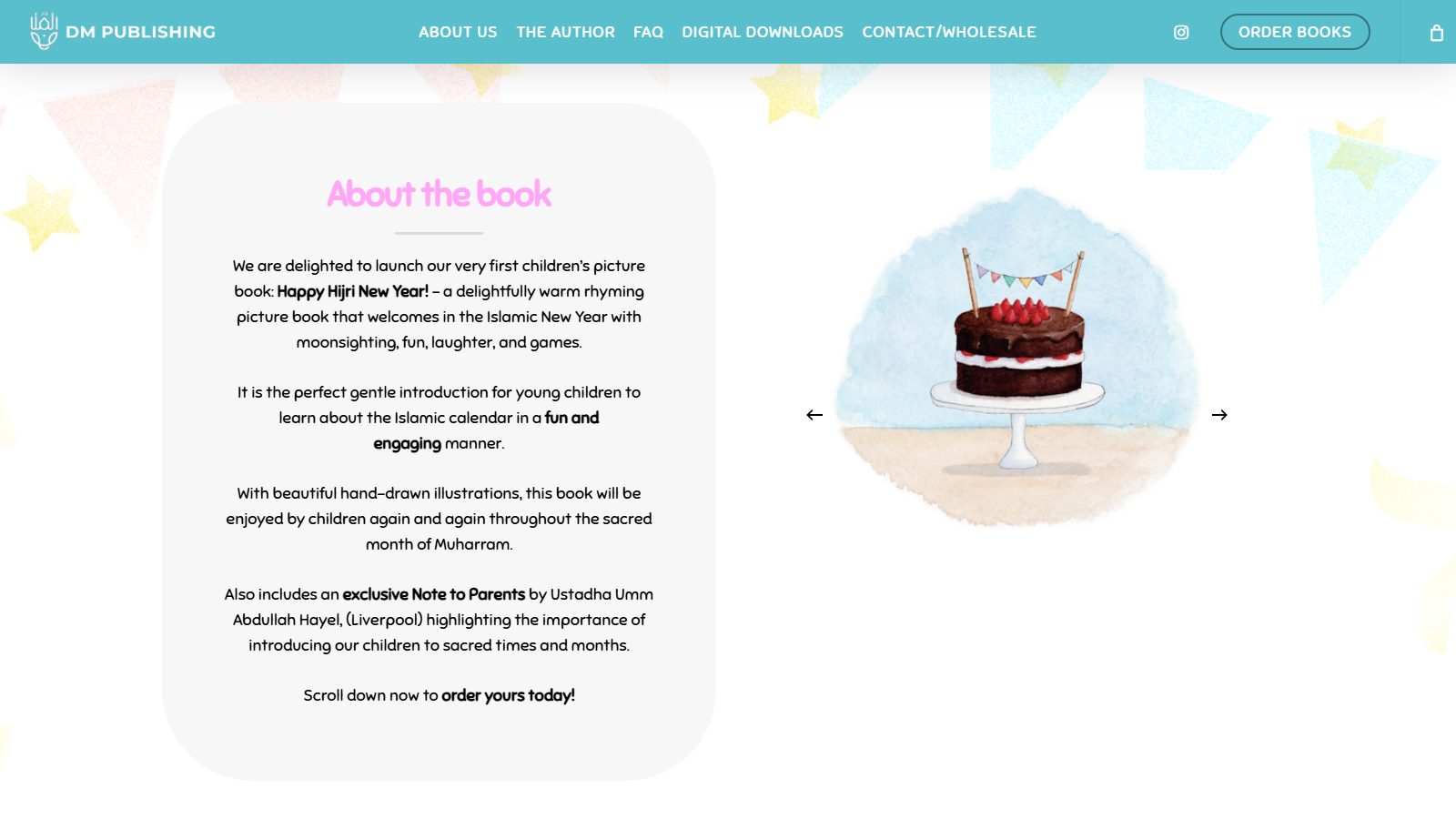DM Publishing. website screenshot
