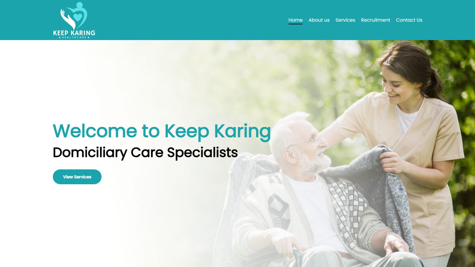 Keep Karing. website screenshot