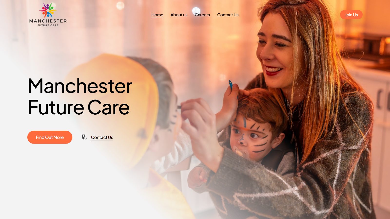 Manchester Future Care. website screenshot
