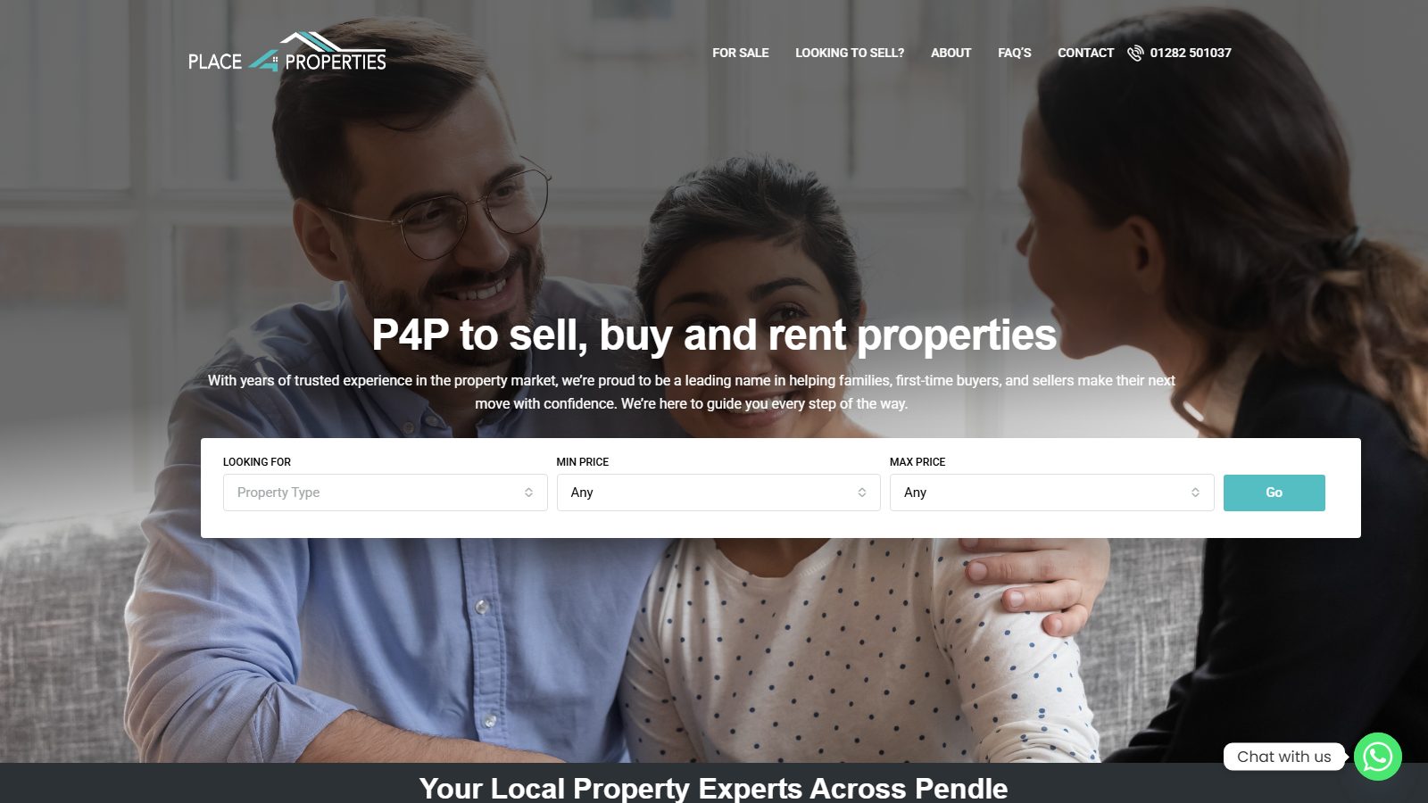 Place 4 Properties. website screenshot